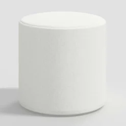 Round Thalia Ottoman In Textured Linen - Threshold™ -Every Space Store GUEST 5adbb7e2 c555 44bd 886f b90c408a36f4