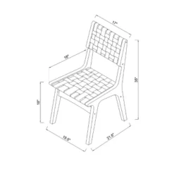 Ceylon Woven And Wood Dining Chair Brown/Natural - Threshold™ -Every Space Store GUEST 5b846376 0467 4a4d 9231 fcc6f68ee49b