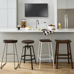 Lewiston Adjustable Swivel Barstool - Threshold -Every Space Store GUEST 5c2ad5e6 21b1 408f b694 ea2408655584