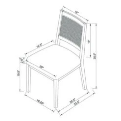 Oak Park Cane Dining Chair Black - Threshold™ Designed With Studio McGee -Every Space Store GUEST 5e0d79ff e5da 47f6 89c1 777b56e7d3ca