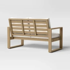 Esker Recycled Resin Outdoor Patio Loveseat Brown - Threshold™ -Every Space Store GUEST 5ea6f3ec 62ac 4ec0 8b19 ade02baeed24