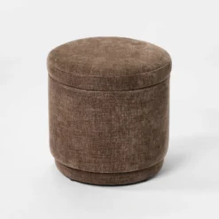 Swivel Storage Ottoman Brown - Threshold™ Designed With Studio McGee -Every Space Store GUEST 5ef35962 c7a5 4dcb a456 62d098b48422