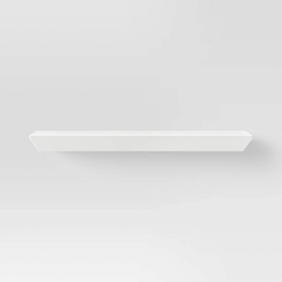 Wedge Shelf With Rod Bracket White - Threshold™ 4 Wedge Shelf With Rod Bracket White - Threshold™ - Image 2