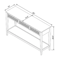 East Bluff Woven Drawer Console Table - Threshold™ Designed With Studio McGee 26 East Bluff Woven Drawer Console Table - Threshold™ Designed With Studio McGee -Every Space Store GUEST 5fadeab1 5821 409f b35b 9dc3416e6dfc