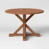 Morie Wood 4 Person Round Patio Dining Table - Threshold™ -Every Space Store GUEST 6129f0fb a00e 4ff3 a5e7 d5d2d1ecabc2