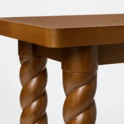 60'' Braided Console Table Walnut - Threshold™ Designed With Studio McGee -Every Space Store GUEST 6137711a 1123 43a5 a47d 67534001fde1