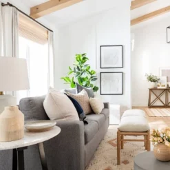 Mercer Rolled Upholstered Arm Chair With Casters Cream - Threshold™ Designed With Studio McGee -Every Space Store GUEST 61d5661c 5558 4f8e 8f2b 91fc6d6f8d4e