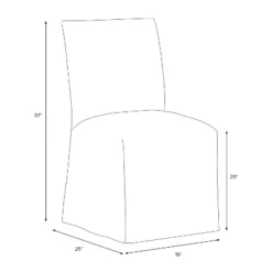 Replacement Slipcover Only For Kay Dining Chair - Threshold™ -Every Space Store GUEST 62f7278a fd0a 4f86 acaf 396263d6f4db 1