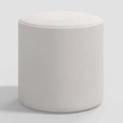 Round Thalia Ottoman In Velvet - Skyline Furniture -Every Space Store GUEST 64a48b94 bdaa 4a7e 91bf 9e53cf158664