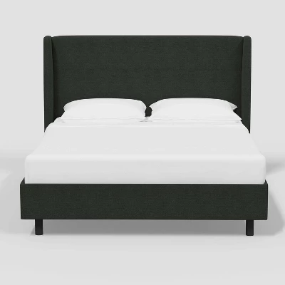 Antwerp Wingback Platform Bed In Linen - Threshold™ 3 Antwerp Wingback Platform Bed In Linen - Threshold™
