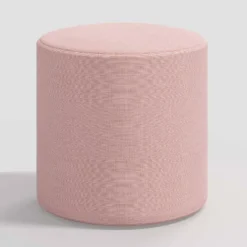 Round Thalia Ottoman Linen - Skyline Furniture -Every Space Store GUEST 6933fc99 849d 43e4 9e89 2002b0e10086