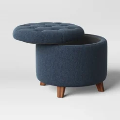 Tufted Round Storage Ottoman - Threshold -Every Space Store GUEST 6af4d5ac 1729 492b 9ab7 ed7a4a926334