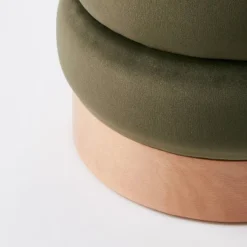 Clarkdale Channel Tufted Ottoman With Wood Base - Threshold™ Designed With Studio McGee -Every Space Store GUEST 6b0f47ba dc03 48cc 8a01 bbb99d46752f