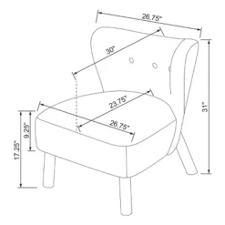 Sculpted Faux Shearling Accent Chair Cream - Threshold™ Designed With Studio McGee -Every Space Store GUEST 6cce5bcf 1c60 4d1a be28 f6d5e9c9ce77