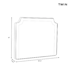 Twin Charlie Notched Border Stick-on-the-Wall Dorm Headboard - Threshold™ 19 Twin Charlie Notched Border Stick-on-the-Wall Dorm Headboard - Threshold™ -Every Space Store GUEST 6d3c46ed 013a 4789 90a5 8734f4d8c835