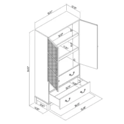 Brandeis Woven Cabinet Brown - Threshold™ Designed With Studio McGee -Every Space Store GUEST 707bd53d 9cc8 4d72 96d2 6474dbf4e472
