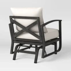 2pc Ryegate Glider Outdoor Patio Chairs, Club Chairs Gray - Threshold™ -Every Space Store GUEST 73731d60 a0d4 466c bc64 d09859cffa2b