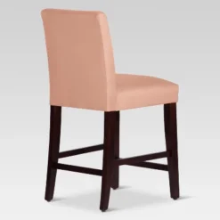 25" Velvet Parsons Counter Height Barstool Wood - Threshold™ -Every Space Store GUEST 73d6775c 2065 441e 8c07 519e9bd63b1c