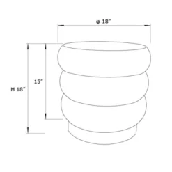 Clarkdale Channel Tufted Ottoman With Wood Base - Threshold™ Designed With Studio McGee -Every Space Store GUEST 7621a4fb 13fc 40b5 8a63 c059333f64cb