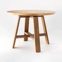 42" Linden Round Wood Dining Table - Threshold™ Designed With Studio McGee -Every Space Store GUEST 76f39d84 a190 4b52 8dd9 493baf78d72a