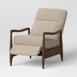 Dusk Mid-Century Wooden Arm Recliner - Threshold™ -Every Space Store GUEST 77d0e33b 06b5 4aff a2fe b5d92c33f561