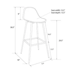 Copley Barstool - White - Threshold™ -Every Space Store GUEST 7a5e93c4 4c26 4003 a418 4404a8f4ccd8