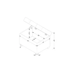 Essex Single Storage Ottoman - Threshold™ -Every Space Store GUEST 7daf8fb7 ace4 4731 8dd9 6933718d7b73