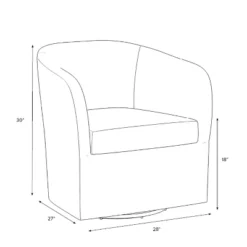 Rhea Swivel Chair In Boucle - Threshold™ -Every Space Store GUEST 7e525c19 07ed 47f0 ad70 4de43755d9e4