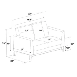 Middlefield Loveseat - Threshold™ -Every Space Store GUEST 7e8ad27d 0f68 4d25 961d 3c689f130159
