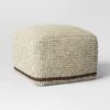 Branchville Square Pouf Cream Boucle - Threshold™: Transitional Style, No Assembly, Cotton & Wool Blend -Every Space Store GUEST 7f192049 41a0 41cb be97 4c777234ecab