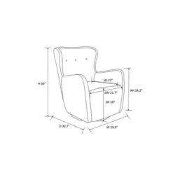 Kessler Swivel Accent Chair Cream Faux Shearling - Threshold™ Designed With Studio McGee: Luxury Glam Furniture, No Assembly Required -Every Space Store GUEST 80530324 39e7 4c41 ab48 849b15825d7c