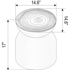 Grantsville Drum Accent Table Black - Threshold™ Designed With Studio McGee -Every Space Store GUEST 82f4aac6 8d31 4914 8f5f 47d6585c349c