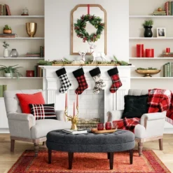 Buffalo Plaid Stool Blue - Threshold™ 8 Buffalo Plaid Stool Blue - Threshold™ -Every Space Store GUEST 85b36ccb d023 4ffd b2f4 7371d3b4b131