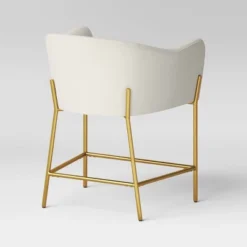 Gladden Barrel Counter Height Stool Cream Boucle/Brass - Opalhouse™ Designed With Jungalow™ -Every Space Store GUEST 8908b10e 6619 4cc9 8d47 52bf3116fe16