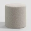 Round Thalia Ottoman In Boucle - Threshold™
