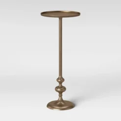 Londonberry Turned Accent Table Brass - Threshold -Every Space Store GUEST 9015dc52 48a8 4cd2 9191 c3c1cce8e7c2