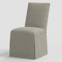 Samy Skirted Slipcover Dining Chair In Linen - Threshold™ -Every Space Store GUEST 9095c404 3819 46f1 bf0f 3af55239e4cd