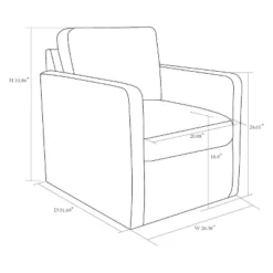 Pinetops Swivel Base Accent Chair - Threshold™ -Every Space Store GUEST 9122e1e1 4b4a 4722 a4d8 a5610912f064