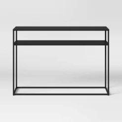Glasgow Metal Console Black - Threshold™ -Every Space Store GUEST 9269489e 2add 4557 9b63 3403f6c941d3