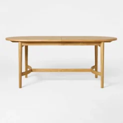 Cardamine Racetrack Dining Table Natural Wood - Threshold™ Designed With Studio McGee -Every Space Store GUEST 94d5c835 499f 42a8 868b 8b739437013d