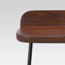 Lorton Low Back Metal Leg Wood Counter Height Barstool - Threshold™ -Every Space Store GUEST 95c1d095 afde 4e7d a34b 5f9ea61243a3