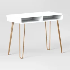 Hairpin Writing Desk With Storage - Threshold™ -Every Space Store GUEST 960d0523 5f9f 47a9 899d 22a886b35619