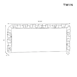 Ruffled Wall Mounted Headboard - Threshold™ Designed With Studio McGee -Every Space Store GUEST 961871ce e043 48de 87d4 75c9097922c6