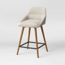 Timo Swivel Counter Height Barstool With Wood - Threshold™ -Every Space Store GUEST 9a294288 ddc4 4c42 aa67 01c7a0124789