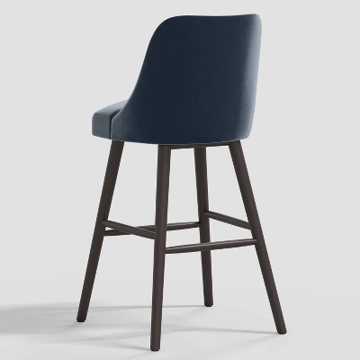 Geller Modern Counter Height Barstool In Shiny Velvet - Threshold™ 5 Geller Modern Counter Height Barstool In Shiny Velvet - Threshold™ - Image 3