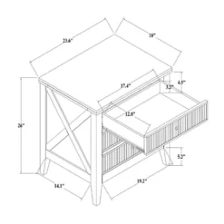 Wrentham Beadboard Farmhouse 3 Drawer Nightstand White - Threshold™ -Every Space Store GUEST 9d505add fcbd 4de8 a121 292451d6df68