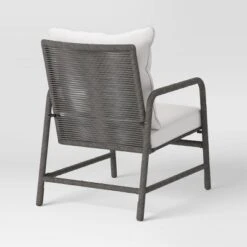2pc Granby Padded Wicker Outdoor Patio Chairs, Club Chairs Gray - Threshold™ -Every Space Store GUEST 9fe2e90e 2a7e 43ed 8d60 548fcadc7ff9