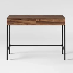 Loring Wood Writing Desk With Drawers And Charging Station - Threshold™ -Every Space Store GUEST a180d95f 494d 40fe 99aa 477952f0ae1b