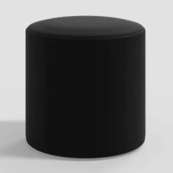 Round Thalia Ottoman In Velvet - Skyline Furniture -Every Space Store GUEST a21e79c3 a53d 4fa4 9786 ee661912914f