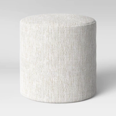 Bodrum Round Upholstered Ottoman - Threshold™ 3 Bodrum Round Upholstered Ottoman - Threshold™